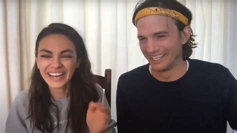 Mila Kunis and Ashton Kutcher Can't Stop Laughing During Hilarious Voice Swap Game With Jimmy ...