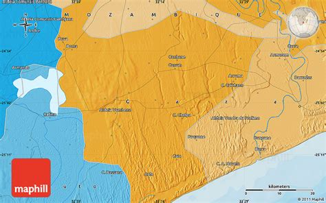 Political Map of Xai-Xai