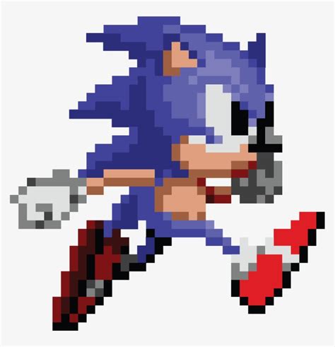 8 Bit Sonic Pixel Art Transparent PNG - 771x771 - Free Download on NicePNG