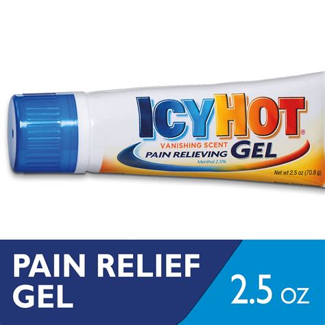 Icy Hot Vanishing Scent Pain Relieving Gel (2.5 Oz) - Walmart.com - Walmart.com