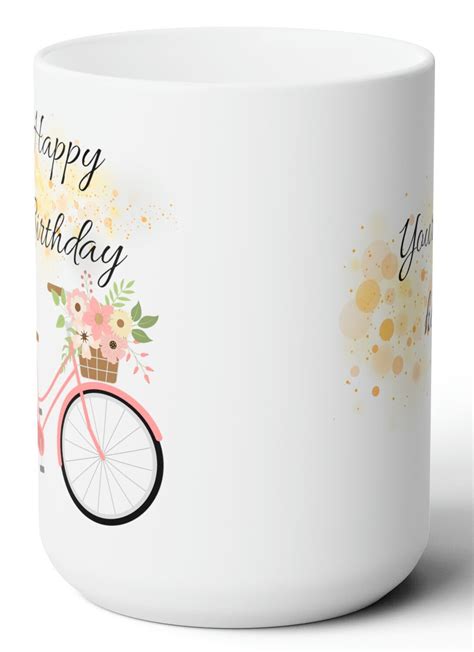 Personalized Happy Birthday Mug, Birthday Gift Accent Coffee Mug Funny ...