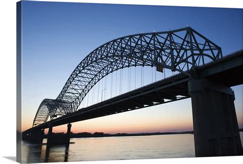 Hernando Desoto Bridge over the Mississippi River, Memphis Wall Art, Canvas Prints, Framed ...