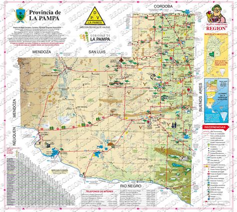 paquete Dar Objetor la pampa argentina mapa Metáfora parrilla Cuna