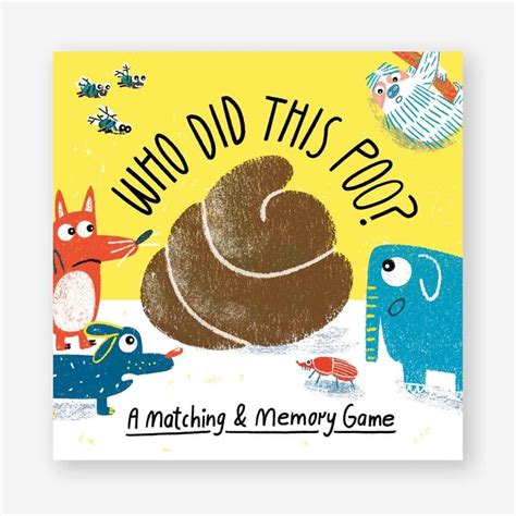 Who Did This Poo? Matching Game | Animal matching game, Memory games ...