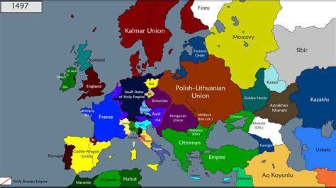 1200 Map Of Europe_ | World Century Map