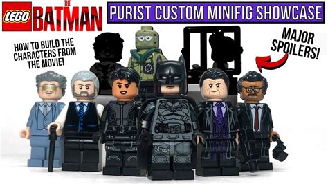 LEGO THE BATMAN Custom Minifigure Showcase - YouTube