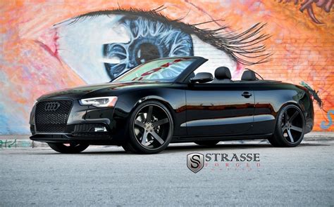 ThrottleResponse: Photos: Audi S5 Cabriolet Riding On 20-Inch Strasse Forged Wheels