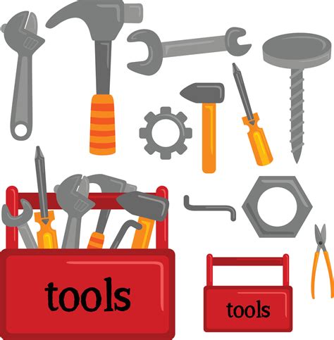 Complete Tools kit Vector Clipart 7066933 Vector Art at Vecteezy