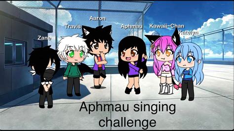 Gacha life Aphmau singing challenge(Flash warning)