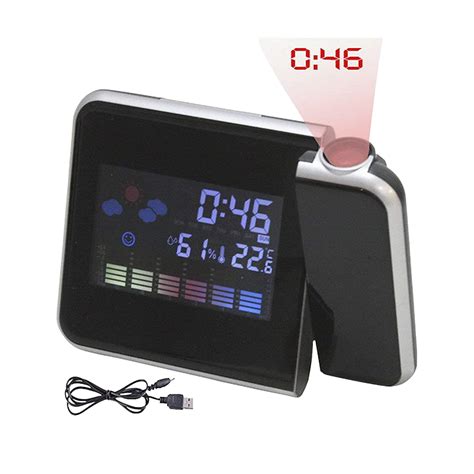 Smart Projection Alarm Clock - Black - 1402956 | London Drugs