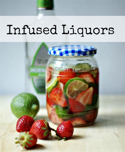 Fruit & Herb Infused Liquors - Easy and Fun Low Carb Drinks! | My Life Cookbook