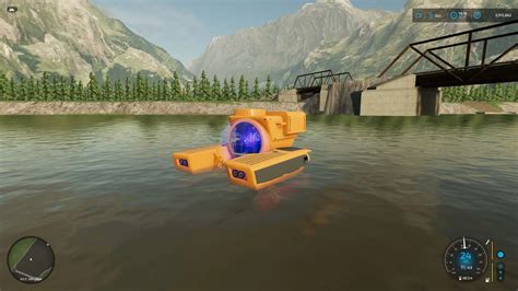 Submarine For yukon Valley Map V1.0 FS22 Mod | Farming Simulator 22 Mod