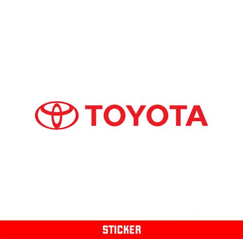 Toyota Logo Sticker - DopeGraphics