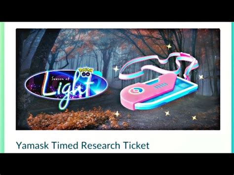 Yamask Timed Research Ticket In Pokemon Go | Pokemon Go New Event | Pokemon Go Halloween ...