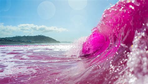 Pink Oceans: Scientists Dye Ocean Water as Part of Coastline Experiment ...