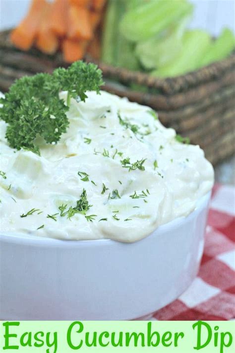 Easy Cucumber Dip | Recipe | Cucumber dip, Low calorie desserts, Healthy potato recipes