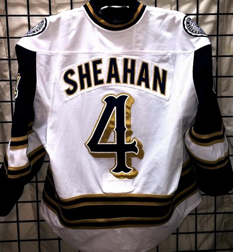 Riley Sheahan - Notre Dame University - Game Used/Worn Jerseys - GV Jerseys