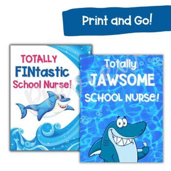 National School Nurse Appreciation Printable Signs (set 2) | TPT