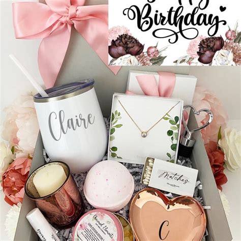 Happy Birthday Gift Box Birthday Gift Box for Her - Etsy