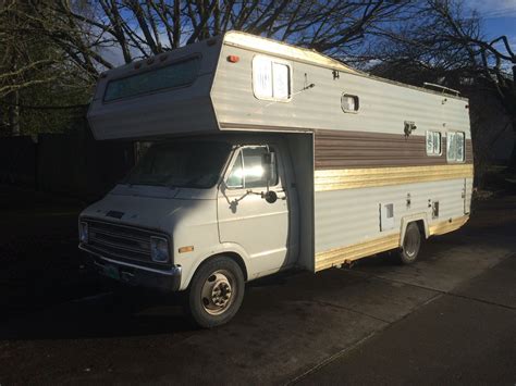 CC Outtake: Old Dodge Class C Motorhome With Gold Trim | Curbside Classic