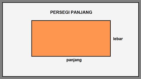 Cara Mencari Panjang Persegi Panjang Jika Diketahui Luasnya - Cilacap Klik