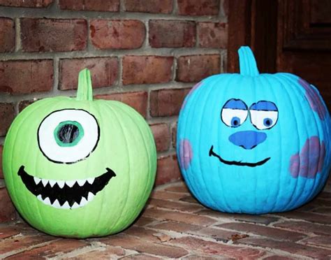 Disney Painted Pumpkins: Over 65 Easy No-Carve Pumpkin Ideas