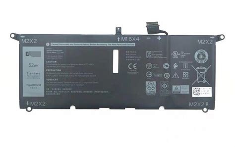 Laptop Battery for Dell XPS 13 9370, Dell XPS 13 9380 Series