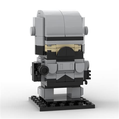 Robocop Custom Lego Brickheadz Instructions - 80s Movies