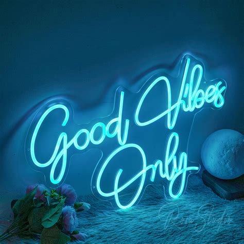 Good Vibes Only Neon Sign/ Custom Neon Sign/ Neon Sign/ - Etsy