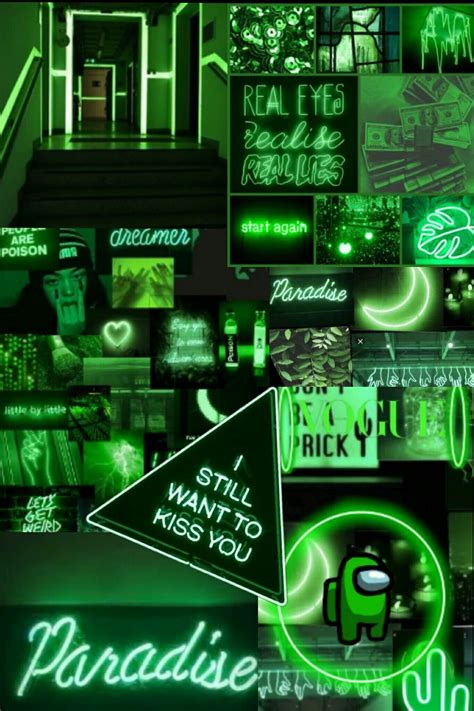 Neon green aesthetic wallpaper | paradise | | Whatsapp wallpaper, Verde