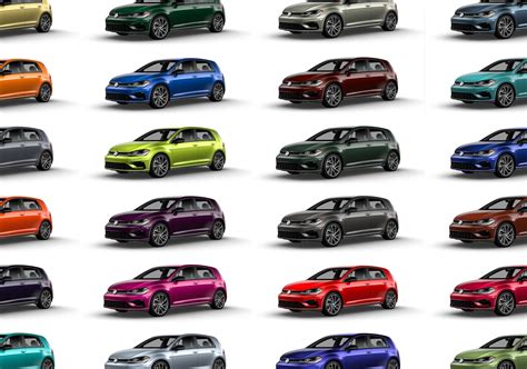 Volkswagen: 40 custom colors available for 2019 Golf R; shops can refinish them | Repairer ...