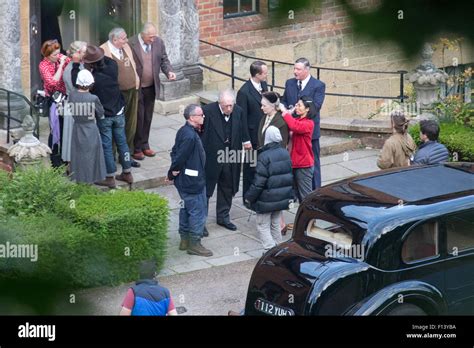 Filming for 'Churchill's Secret' Featuring: Michael Gambon Where: Kent, United Kingdom When: 25 ...