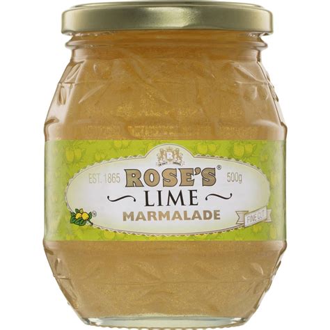 Calories in Rose's Lime Marmalade calcount