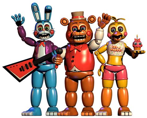 "stylized" toy animatronics + updated toy chica : r/fivenightsatfreddys