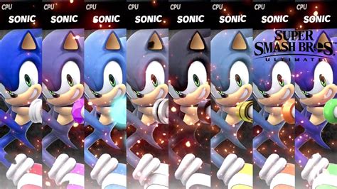 Ultimate Sonic Super Smash Bros Skins