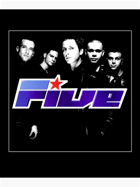 "Five Boy Band " Poster for Sale by MsMurd321 | Redbubble