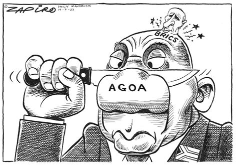 Zapiro on Twitter: "Zapiro cartoon published @dailymaverick 14 July 2023) on Incisive choice # ...