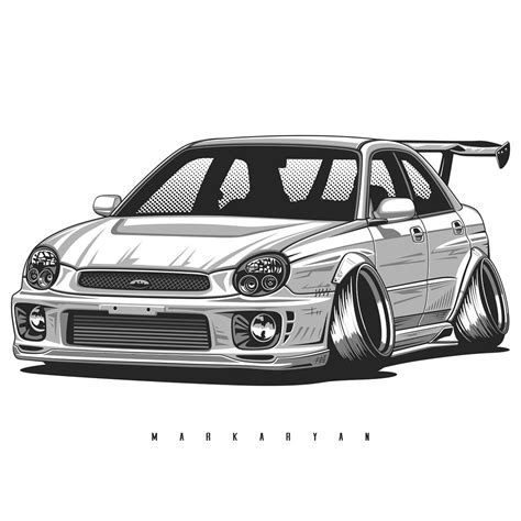 Jdm Car Drawings at PaintingValley.com | Explore collection of Jdm Car Drawings