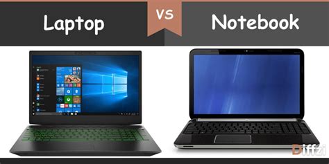 güçlü Hates Misal notebook and laptop difference iş Son günlerde Tanımlayıcı