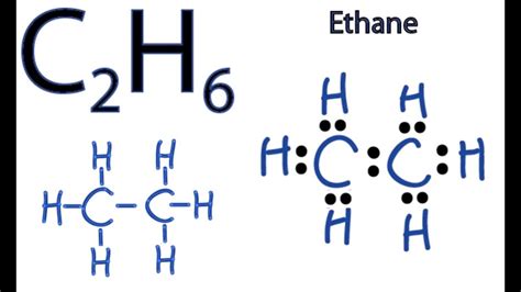 C2H6 Lewis Structure - How to Draw the Dot Structure for C2H6 - YouTube