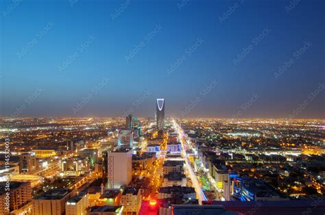 Riyadh Skyline Night View #9 Stock Photo | Adobe Stock