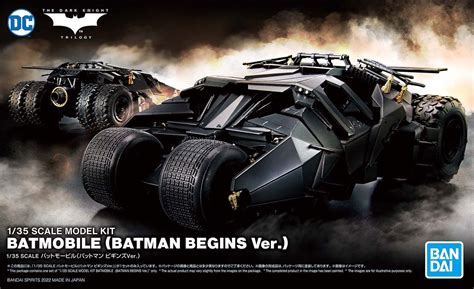 Bandai Batman 1/35 Tumbler Batmobile (Batman Begins Ver.) Plastic Model Kit