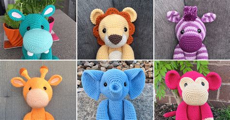 Free Safari Animal Amigurumi Patterns | Jess Huff