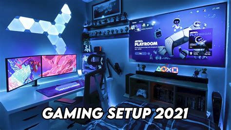 Gaming Setup / Room Tour! - 2021 - Ultimate Small Room Setup! - YouTube