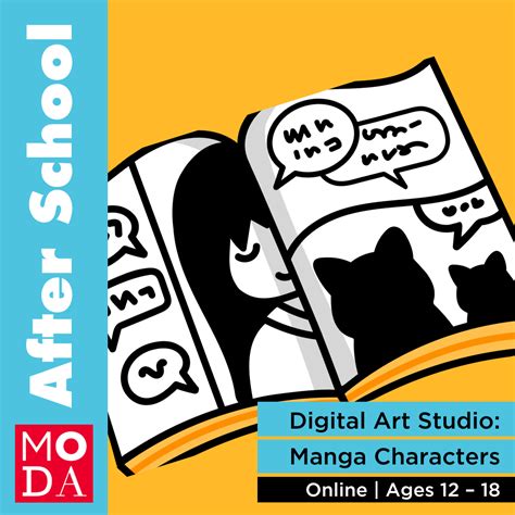 Digital Art Studio: Creating Manga Characters — MODA