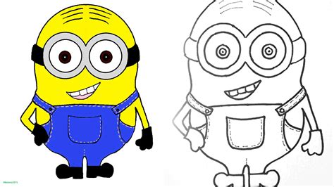 Minion Drawing Easy at PaintingValley.com | Explore collection of Minion Drawing Easy