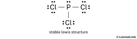 PCl3 Lewis structure - Learnool