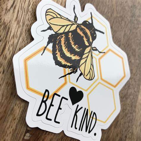 Be Kind Sticker Bee Kind Sticker Bee Kind Decal Laptop - Etsy