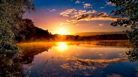 Fall Sunrise Wallpapers - Top Free Fall Sunrise Backgrounds - WallpaperAccess