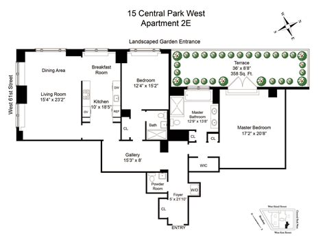 Park West Floor Plan - floorplans.click